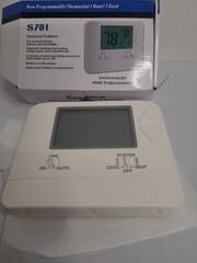 Non-Programmable S701 thermostat for Home 1 Heat/1 Cool Single Stage HVAC
