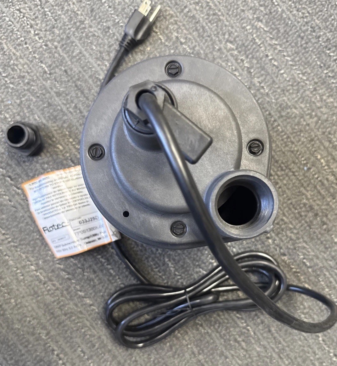 Flotec FP0S1300X-08 Plug-In Utility Pump, 1/6 hp 115V, Submersible Thermoplastic gallery