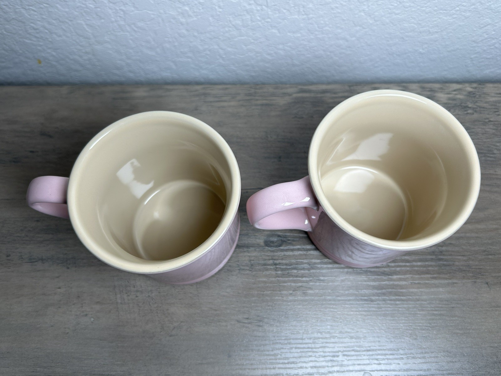 Le Creuset Stoneware Vancouver Coffee Mugs 14oz / 400ml CHIFFON PINK Cups gallery