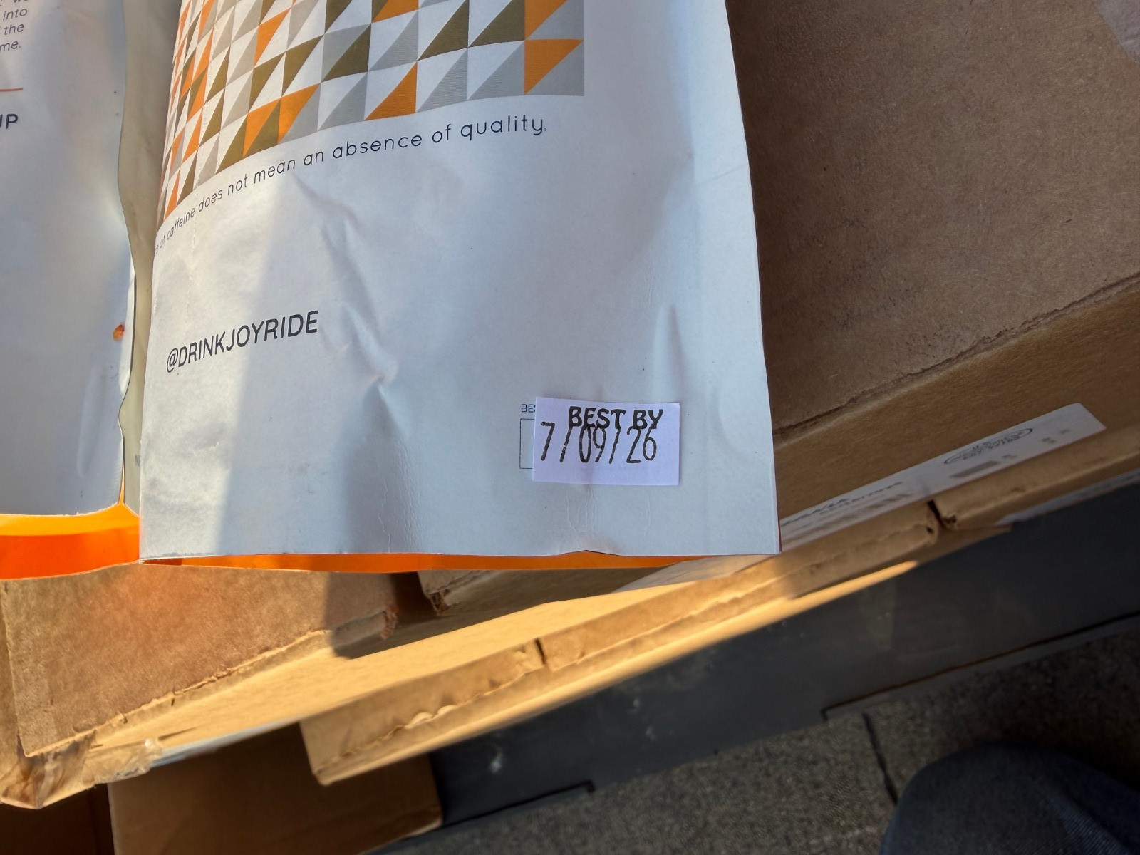 3x 16oz JOYRIDE Joy Ride Damn Fine DECAF Whole Bean Coffee BB 7/9/2026 java gallery