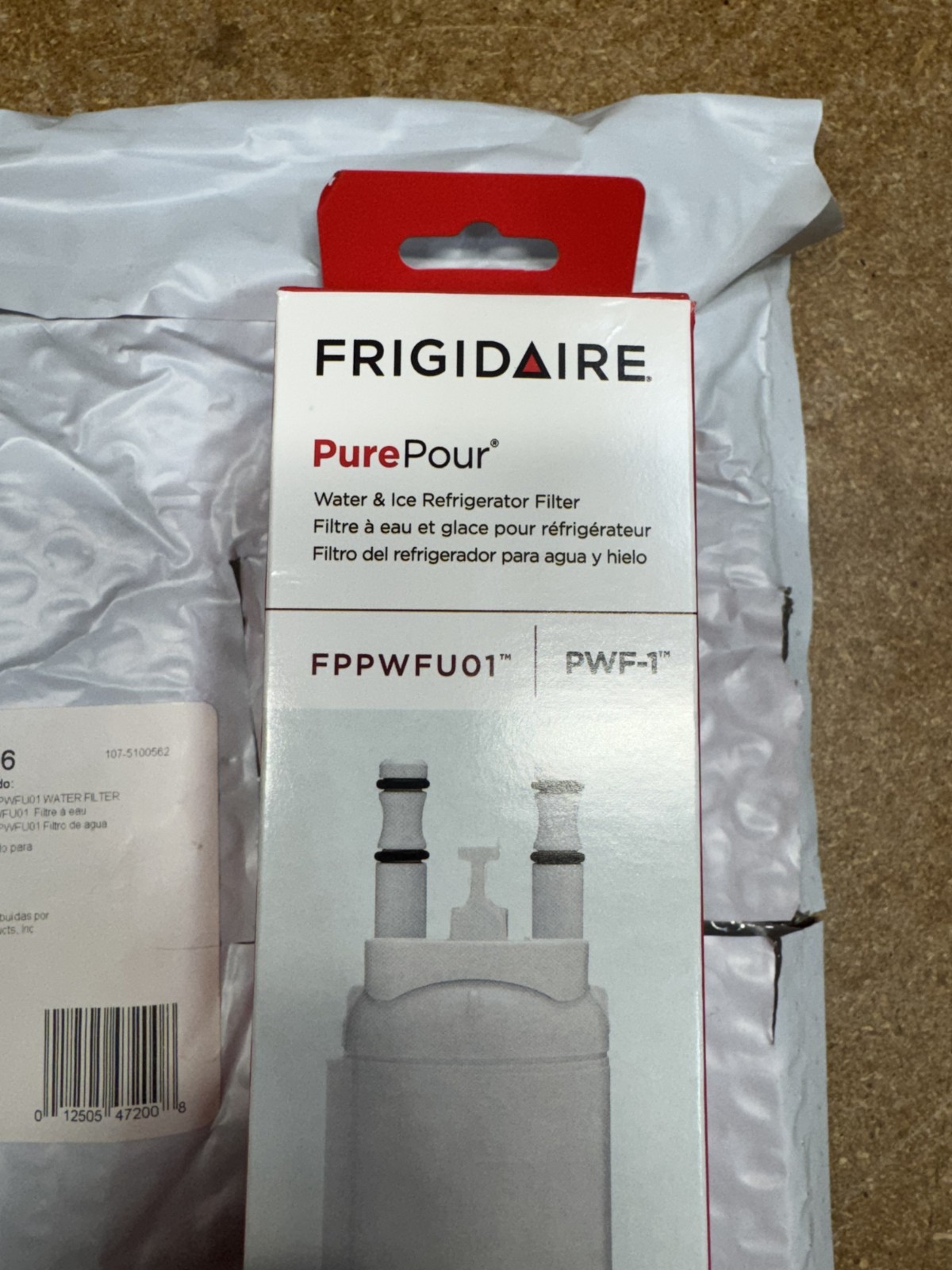 FRIGIDAIRE PUREPOUR PWF-1 & RAF-2 PUREAIR WATER FILTER COMBO KIT gallery