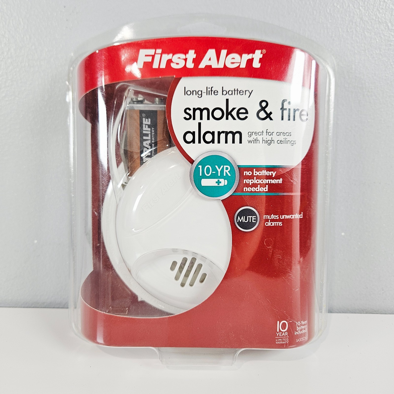 First Alert Smoke Fire Alarm w/ 10 Year Lithium Battery 85 dB SA305CN New NIB gallery