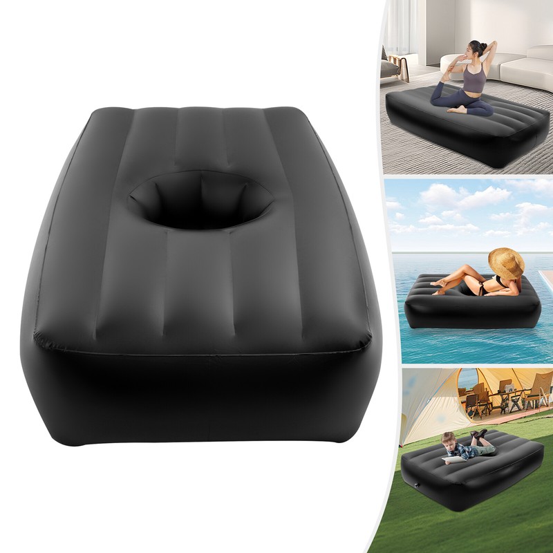 Post Surgery Recovery Bed with Hole PVC Inflatable Bed Mattress 72*40*17in gallery