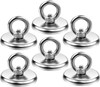 Strong Magnetic Hooks 6 Pack, 100 Lbs (45 KG) Pulling Force Rare Earth Neodymium gallery
