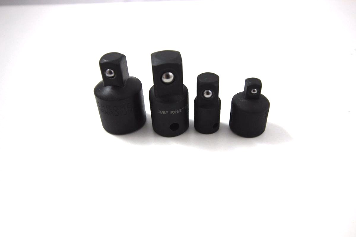 4 pc 1/4" to 3/8" 1/2 inch Drive Socket Adapter Reducer Air Impact Set gallery