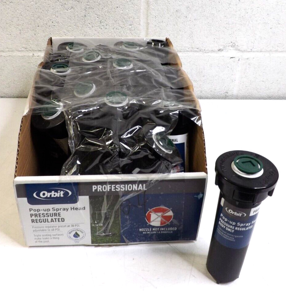 (24 Pack) Orbit Professional Series 4 inch Adjustable Pop-Up Spray Head 80361 gallery