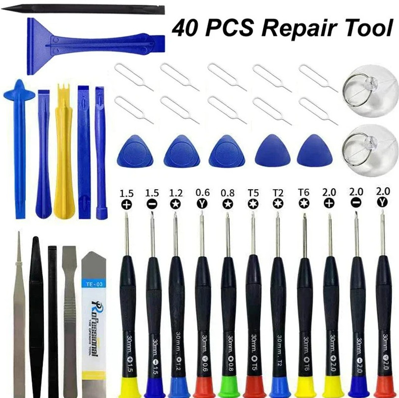 1pc 40-in-1 Phone Repair Tool Kit Multi-Function Screwdriver Set for iPhone gallery