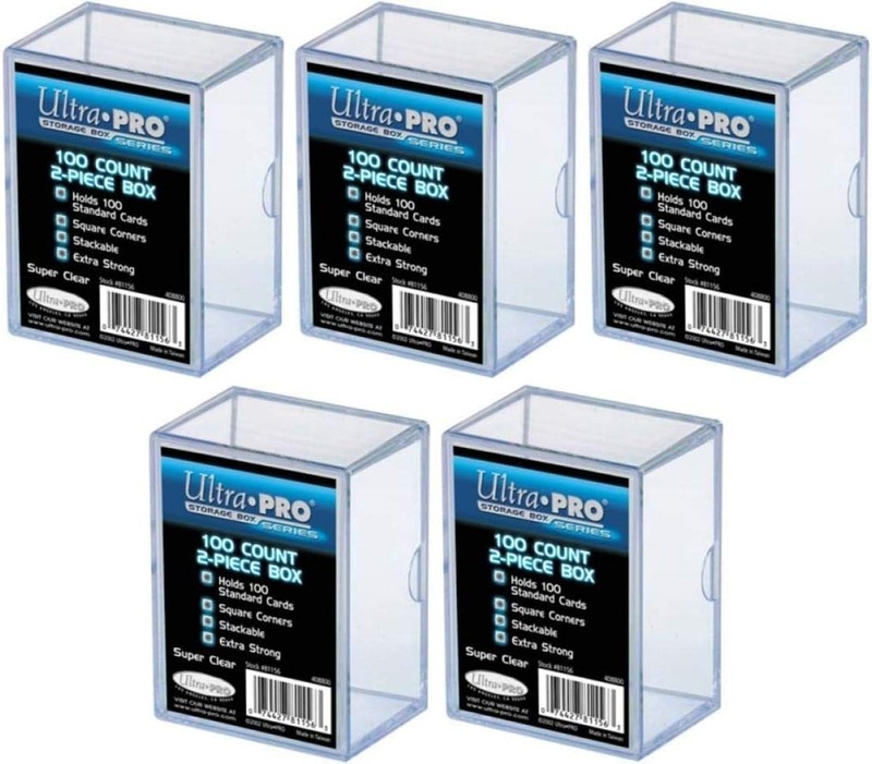 Pack of 5 Stackable Plastic Storage Boxes with Lift-off Lid and Airtight Closure gallery