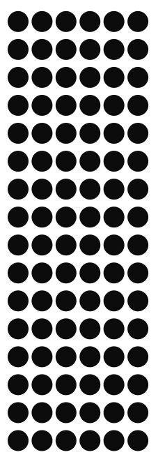 3/8" Black Dots Round Vinyl Color Code Inventory Label Dot Stickers 3/8 Inch gallery