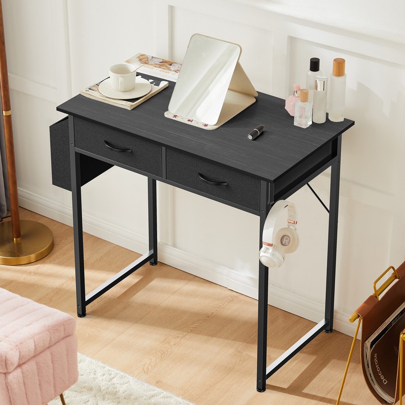 32"/48" Office Computer Desk with 2/3 Fabric Drawers, Multi-function Dresser gallery