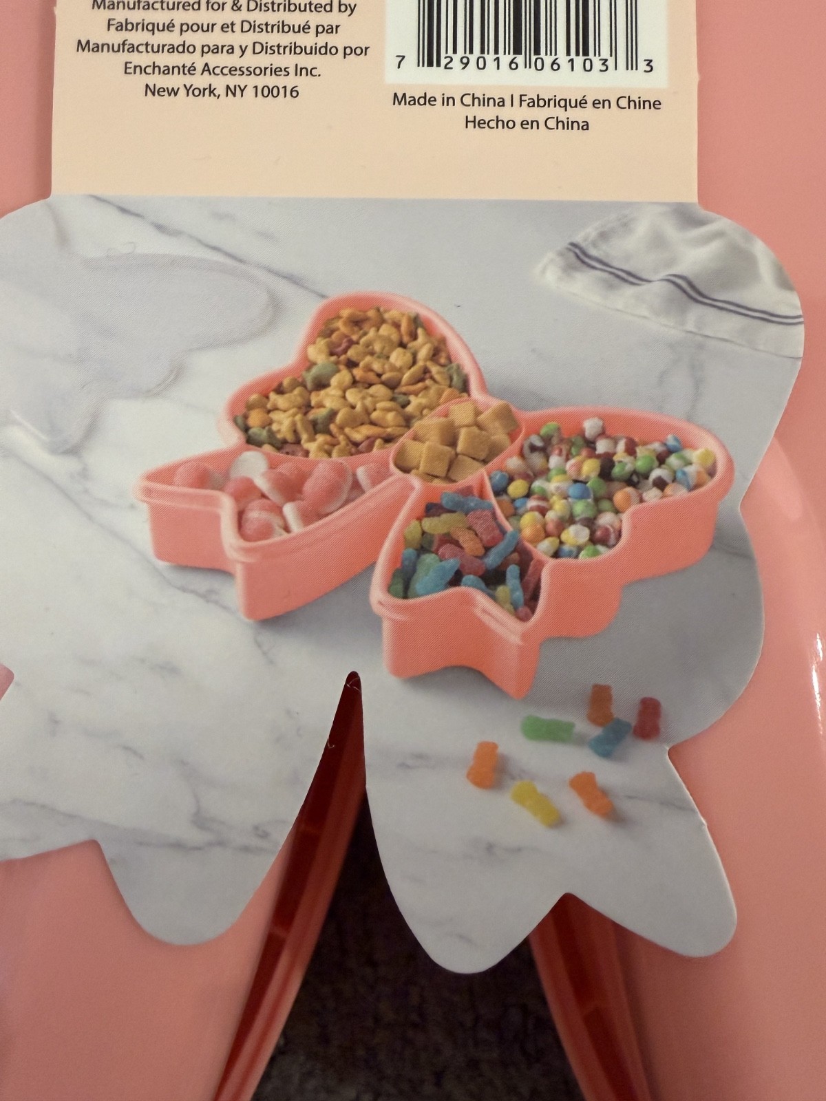 Cook With Color Large Sparkle Bow Snack Box Food Storage Container Valentine gallery