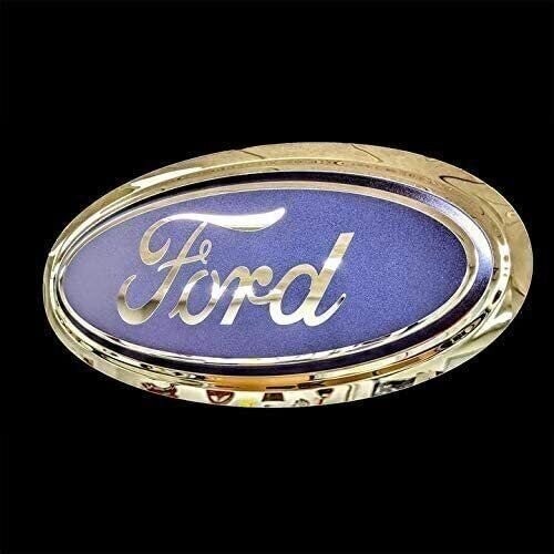 Ford Oval Emblem Wall Hanging Garage Sign 18x8 inches - Blue/Chrome gallery