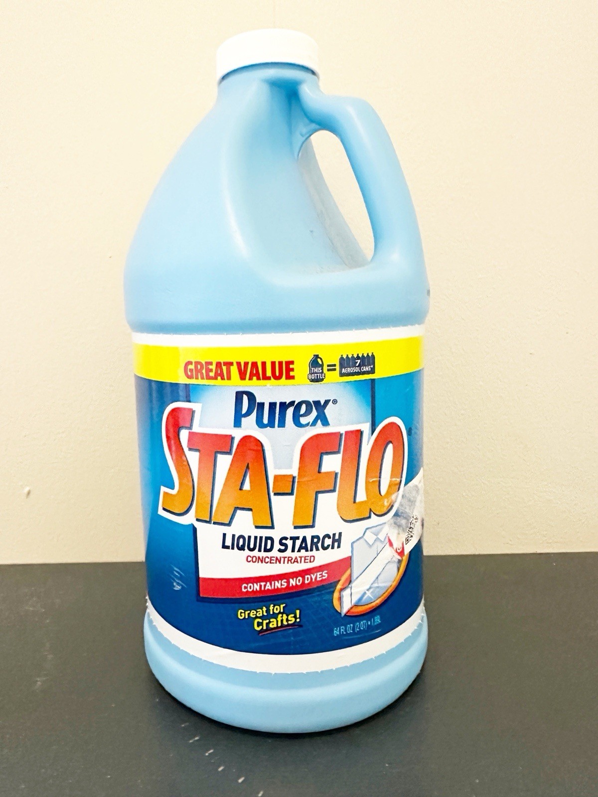1 Purex Sta Flo Liquid Starch Concentrated 64 Oz Crafts Quilting FULL gallery