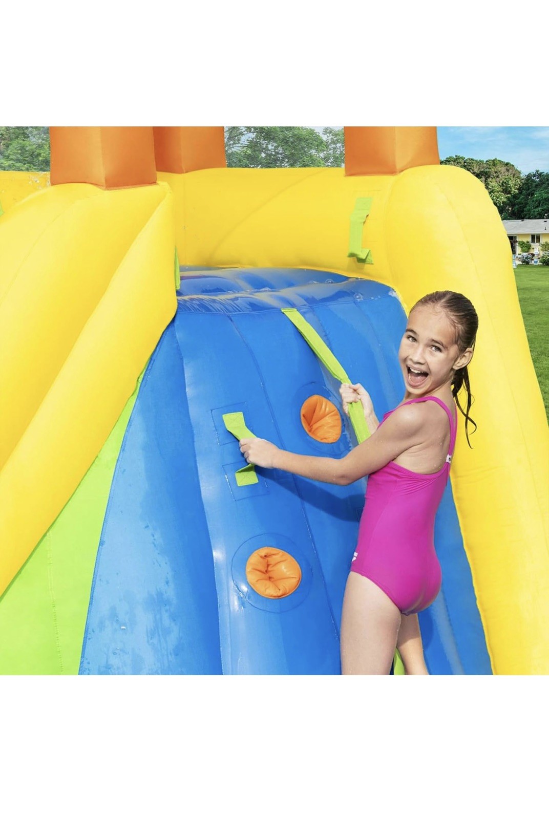 H2OGO! Mount Splashblast Mega Water Park –Inflatable Pool, Slide & Climbing Wall gallery