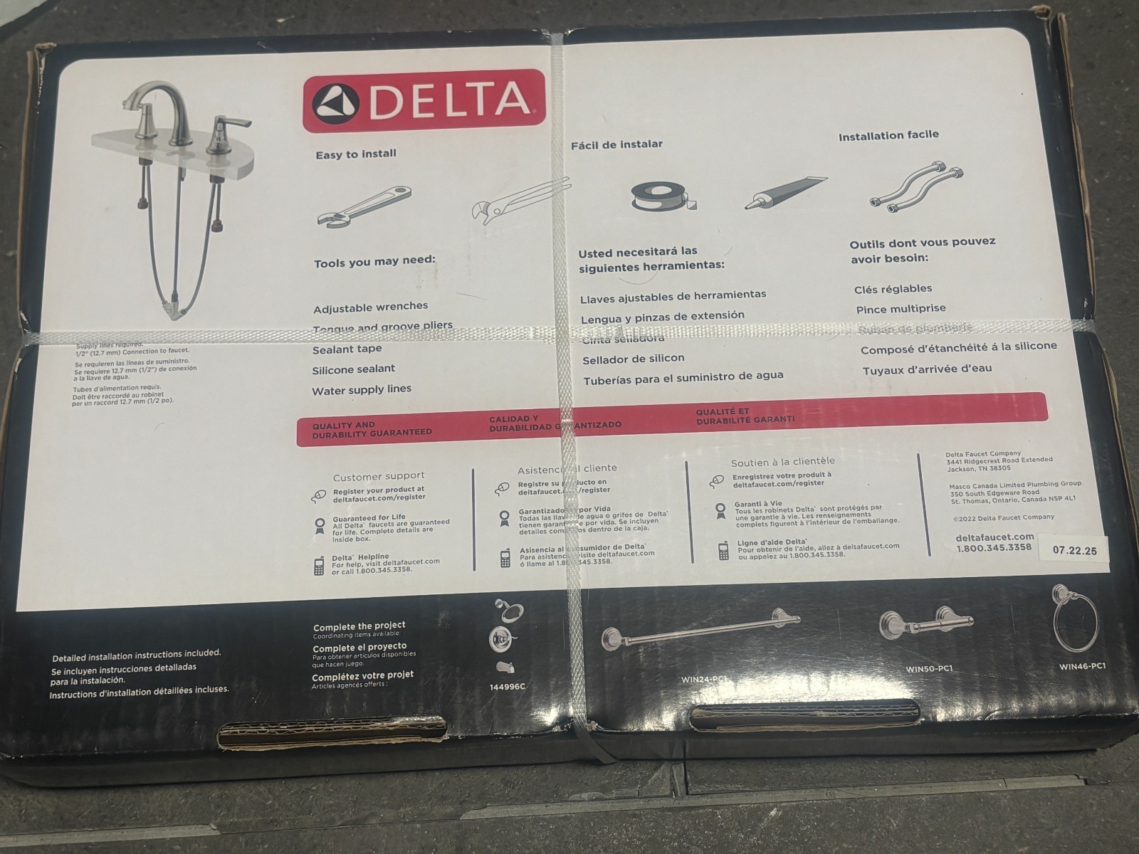 Delta Windemere Wide Spread Faucet 35896LF in Chrome gallery