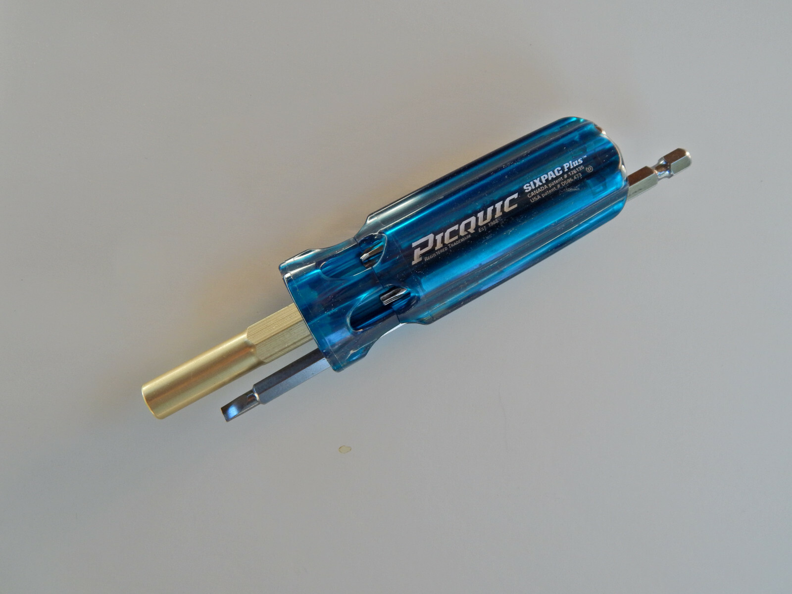 PICQUIC SIXPAC Plus Screwdriver Multi Bit w/ 7 Hex Bits - "Aquamarine" gallery