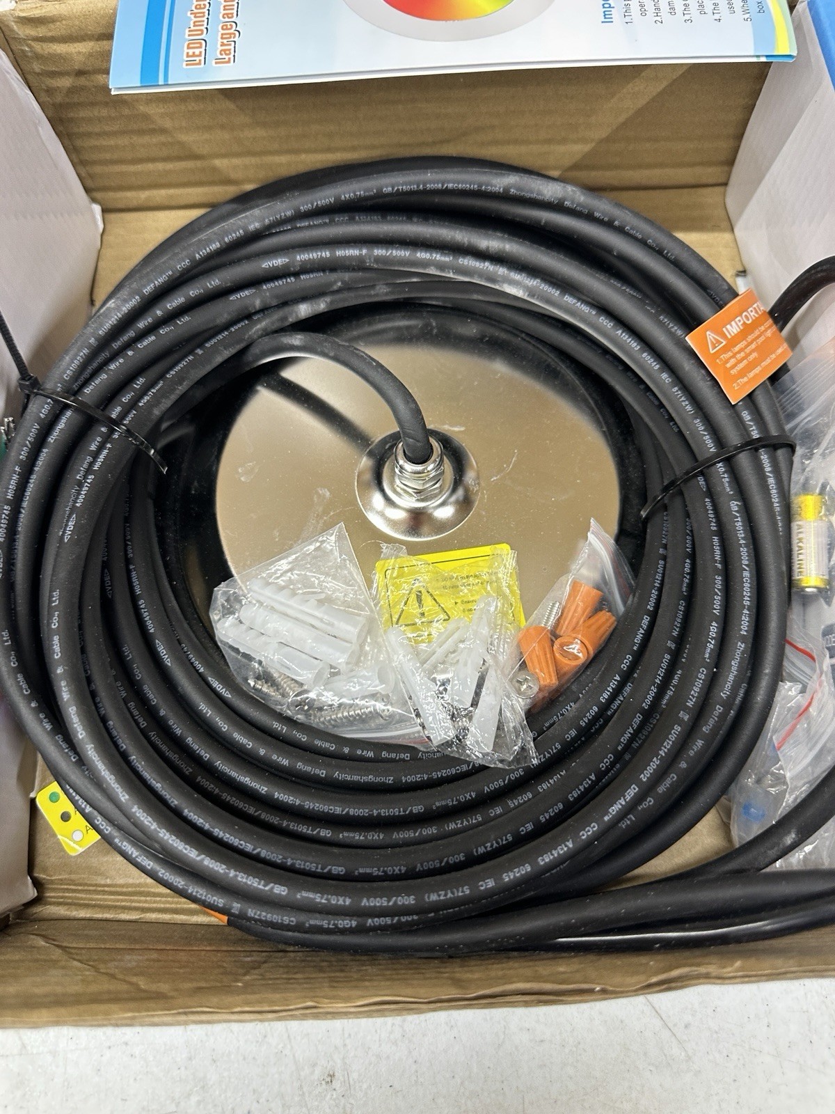 Pool Lights for Inground Pool, 60W 10 Inch LED Inground Pool Light w/ Controller gallery