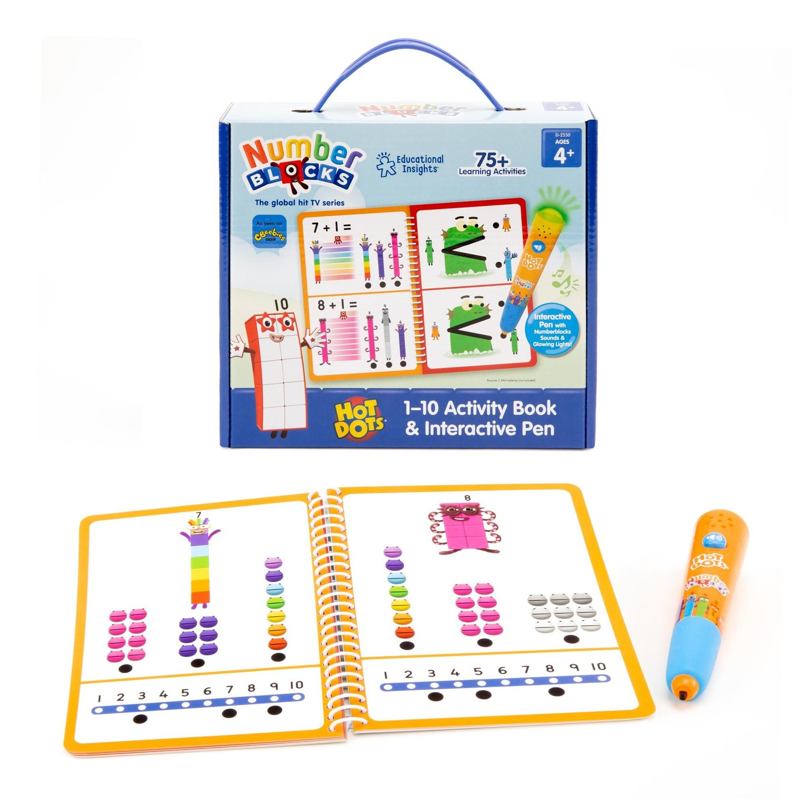 Educational Insights Hot Dots Numberblocks Workbook Numbers 1-10 with Interac... gallery