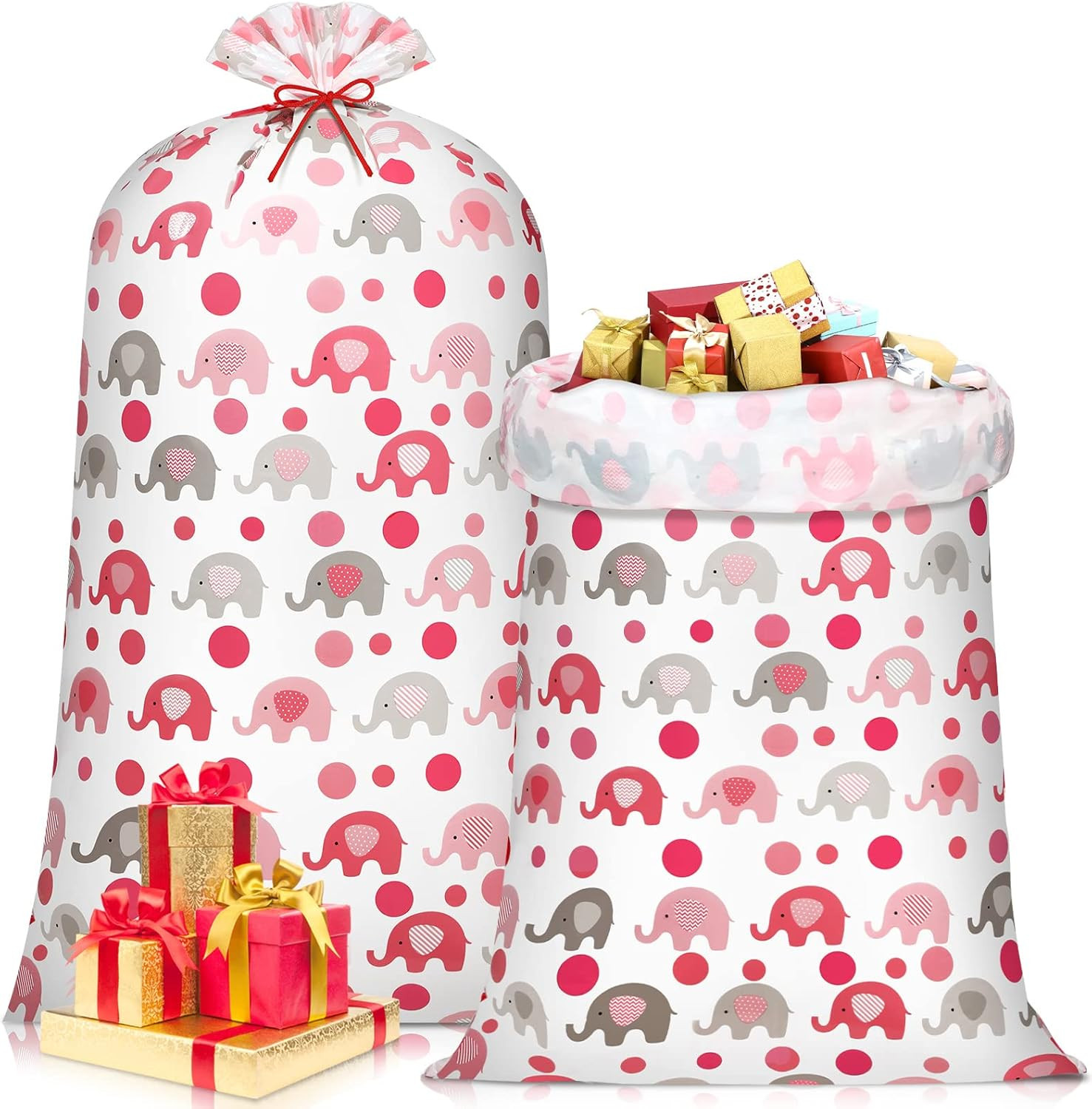 2 Pcs 70 Inches Extra Large Gift Bags for Baby Shower Jumbo Oversized Plastic Gi gallery