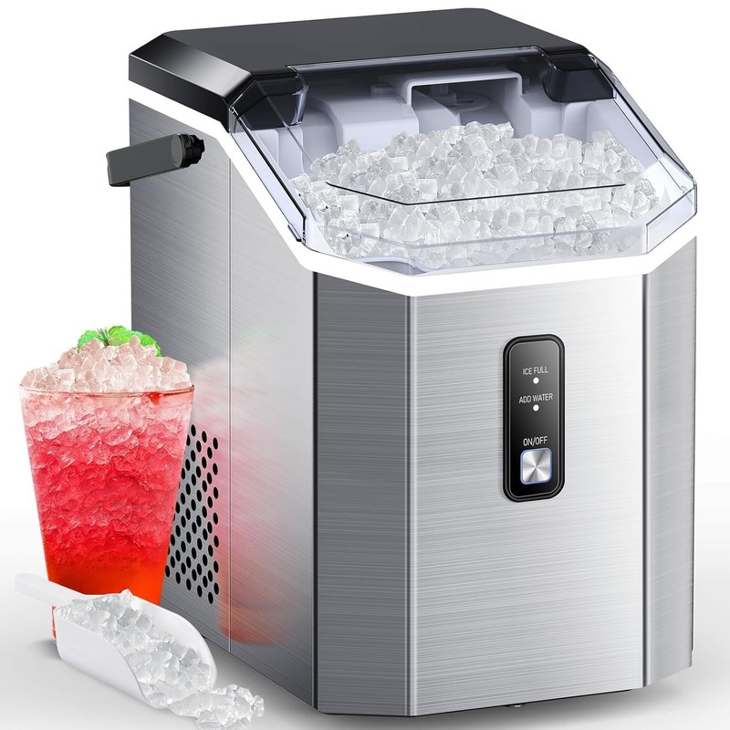Countertop Ice Maker Machine with Handle, 34LBS/24H gallery