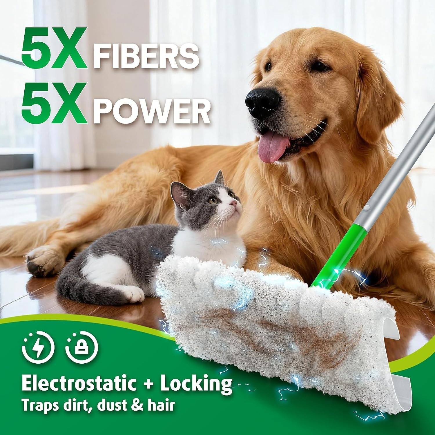 Dry Mop Pads for Swiffer Sweeper Heavy Duty Pet Sweeping Refills Cloths Cleaning gallery