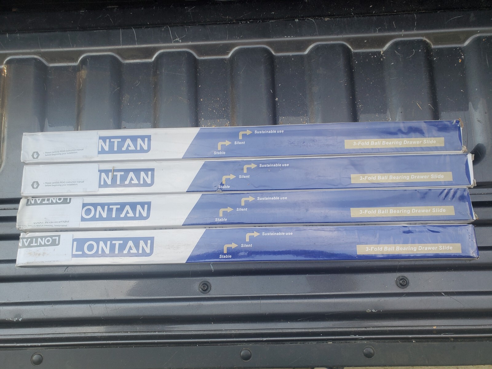 (4-Pair) Lontan 24in. Soft Close Drawer Slides 100Lbs. Capacity gallery