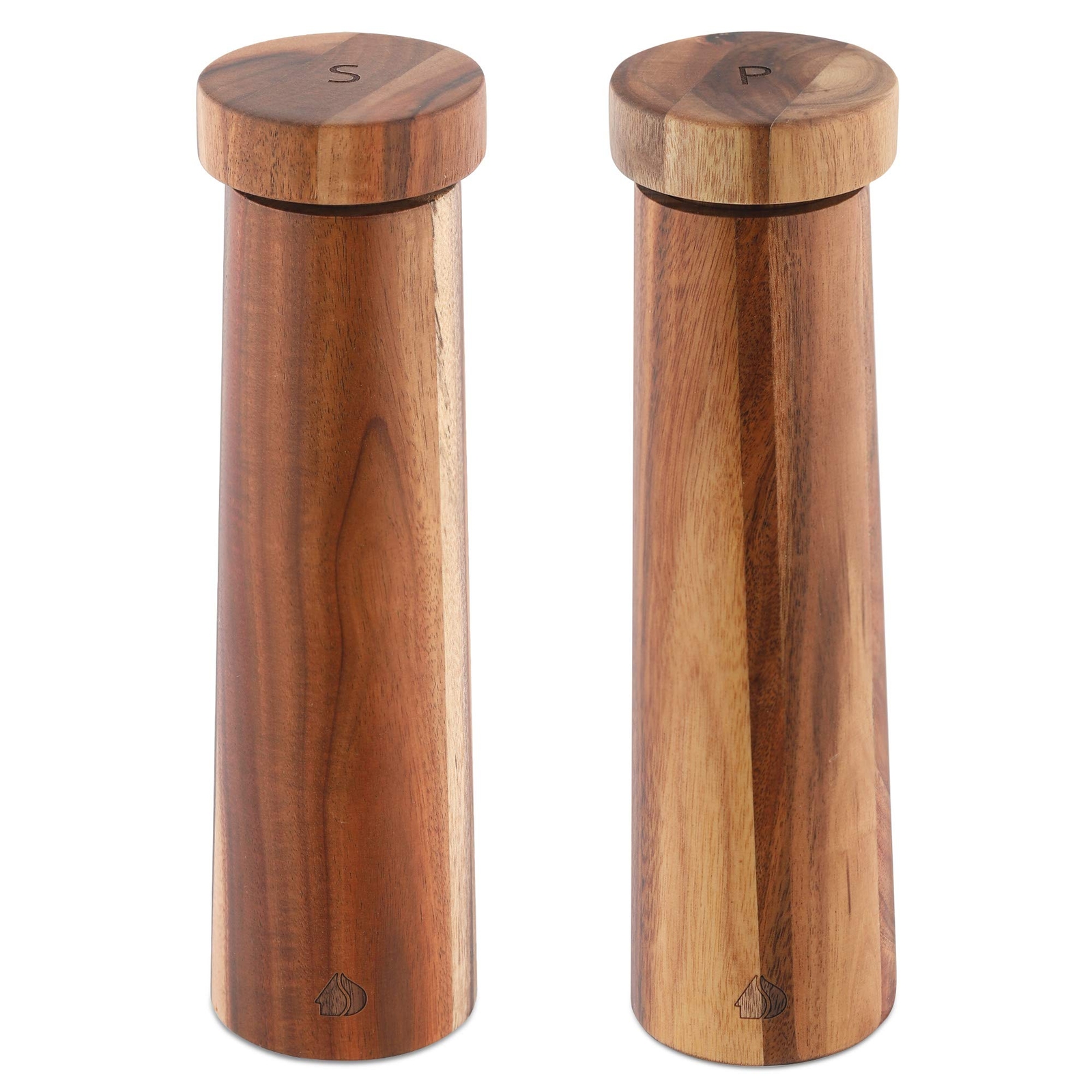 Salt And Pepper Mill Set Adjustable Acacia Wood Salt And Pepper Grinders Shakers gallery