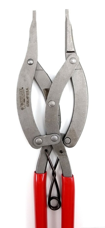 Wilde 4pc Lock Ring Pliers Set Compound Right Angle 90 Thin Straight Made in USA gallery