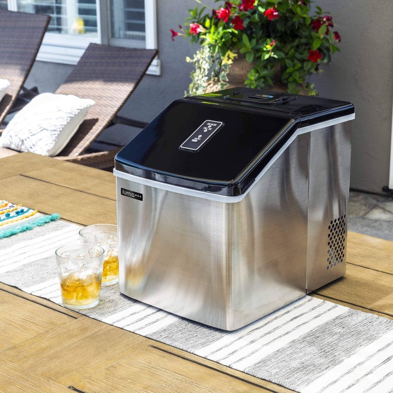Clear Ice Cube Maker Machine | First Cubes in 15 Minutes, 40 lbs. of Ice in 2... gallery