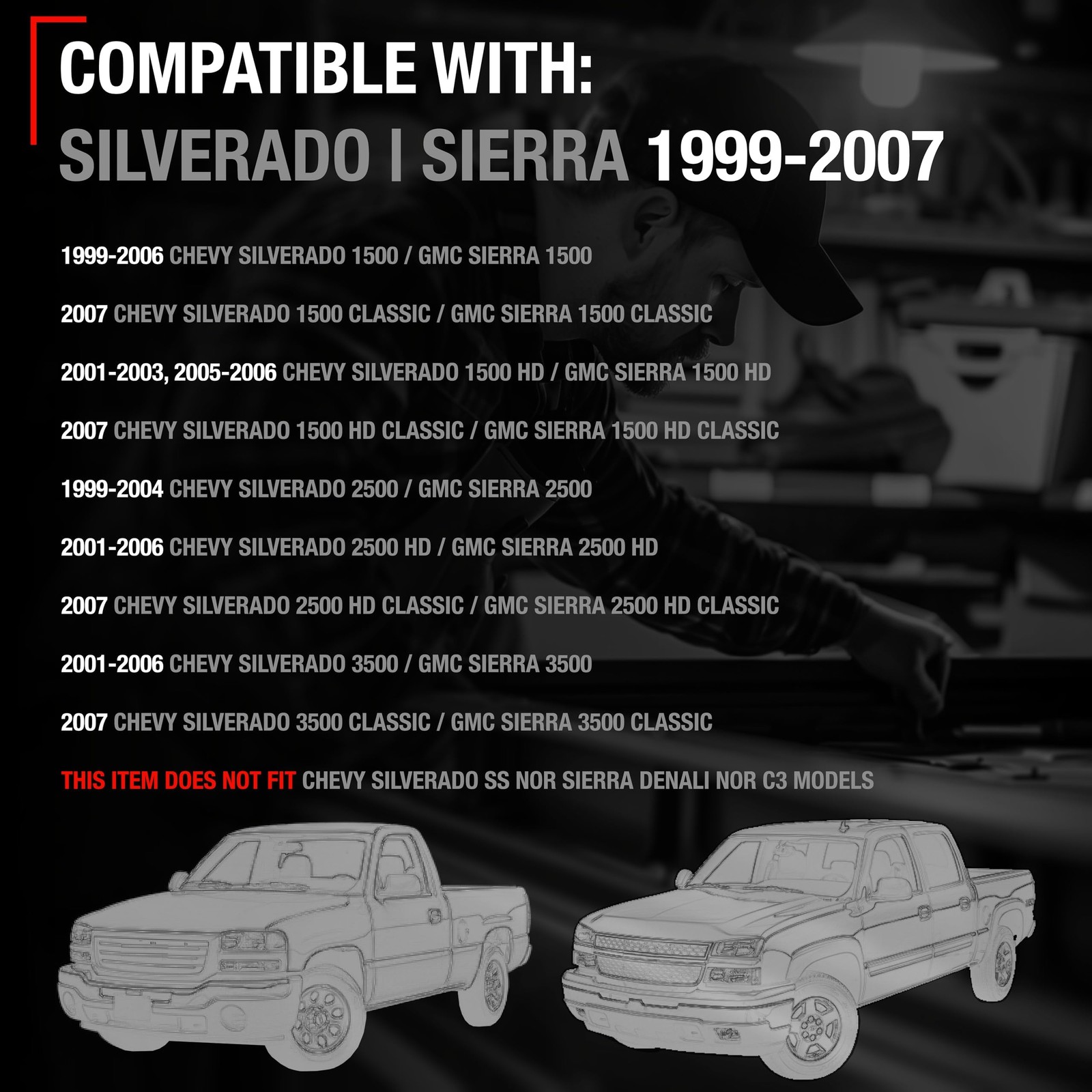 Tailgate Handle & Bezel for Chevrolet Silverado; GMC Sierra 1500, 2500, 3500 ... gallery