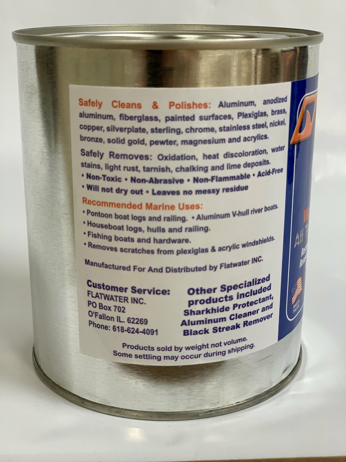 SHARKHIDE Metal Polish 1LB Can gallery