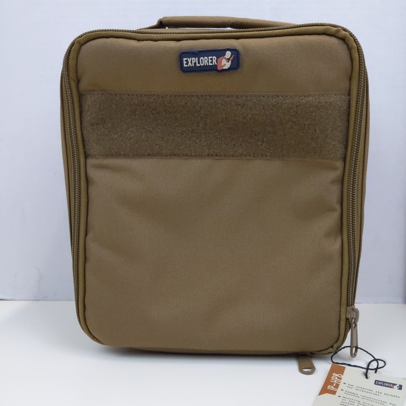 Explorer IP HPB Modular Headset Bag Zippered Carry Case Padded Tan Protective