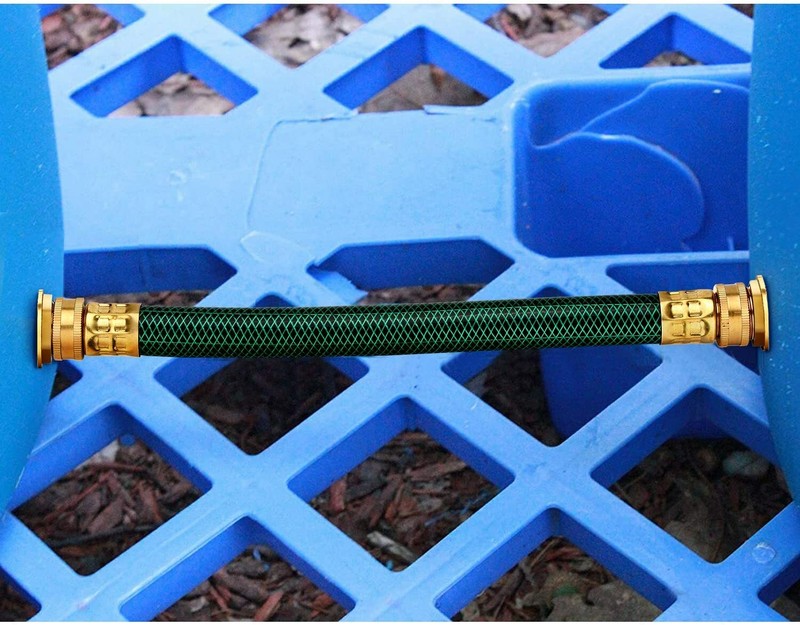 WADEO Rain Barrel Connector Kit Linking Kit with Two 12 Inch Hoses & 4 Fittings gallery