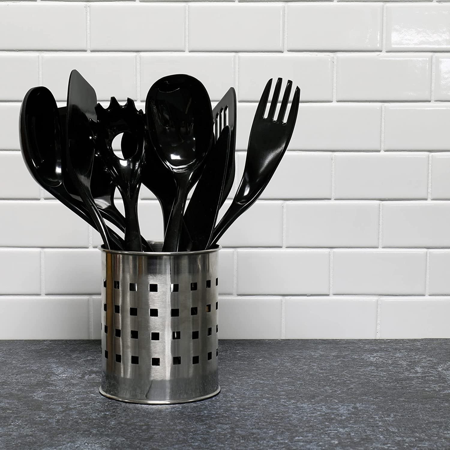 Chef Craft 9 Piece Basic Melamine Kitchen Utensil Tool Set gallery