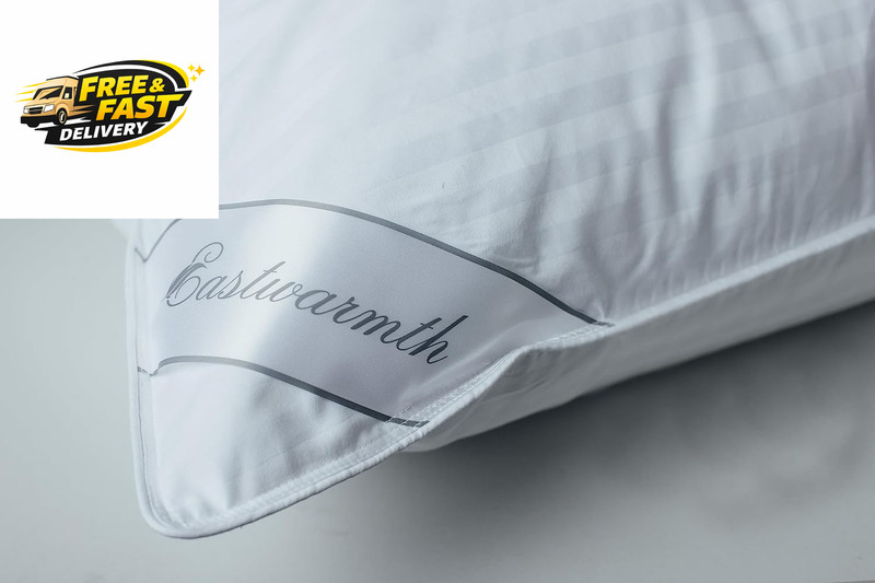 Goose down Feather Soft Pillows One Pillow 100% Cotton Supportive Bed Pillow gallery