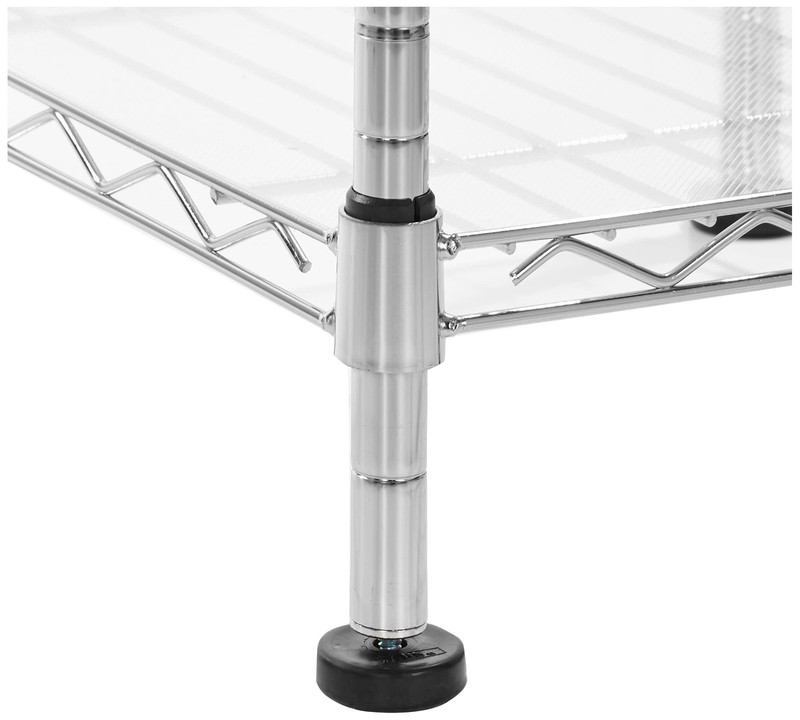 Amazon Basics Expandable Adjustable 57-80 x 14 x 72 inches (LxWxH), Chrome gallery