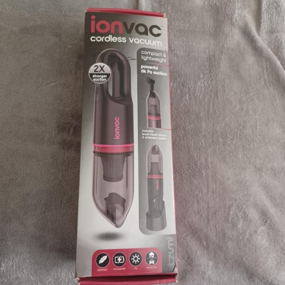 Ionvac Compact Lightweight USB Charging Home/Auto Brush Head Stand Wand Vacuum gallery