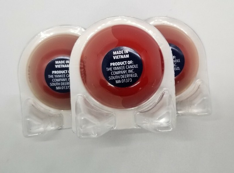 Yankee Candle Wax Melt Single Apple Pumpkin Scent 3 Pack New with Tags Free Ship gallery