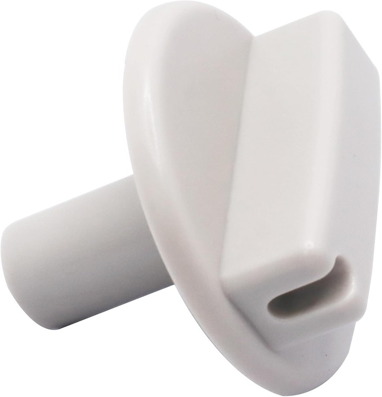 Durable Ivory-White Temp Control Knob, 1.5 Inch Replacement Part for Appliances gallery