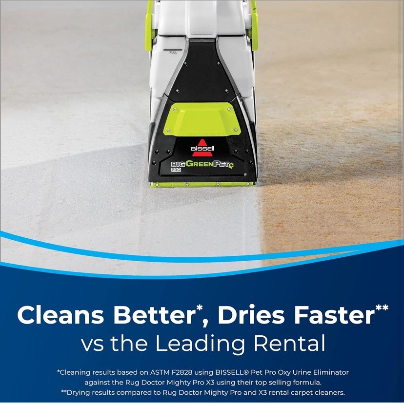 BISSELL Big Green Pet Pro Upright Corded Carpet Cleaner, Hose & Upholstery Tool gallery