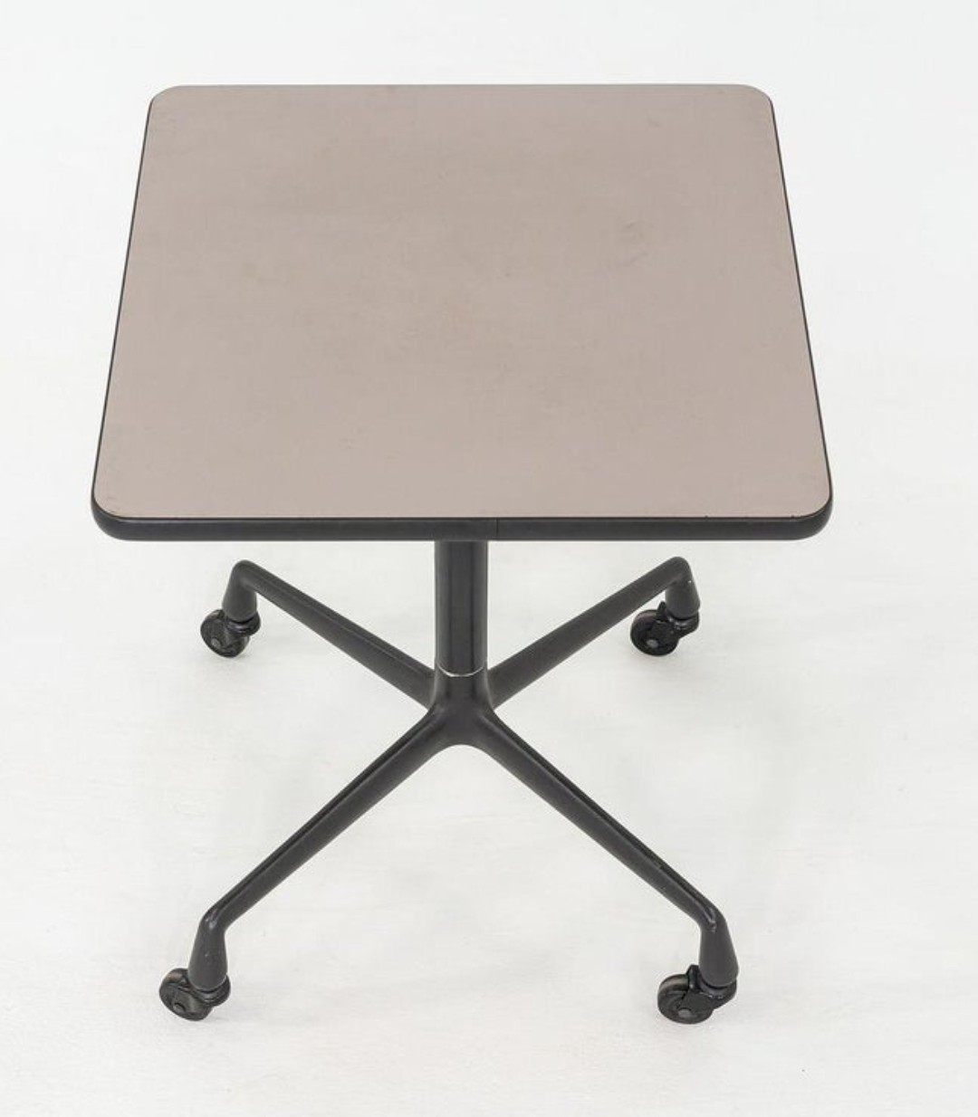Nice Vintage Herman Miller Eames Aluminum Group Rolling Table Only $10 Shipping gallery
