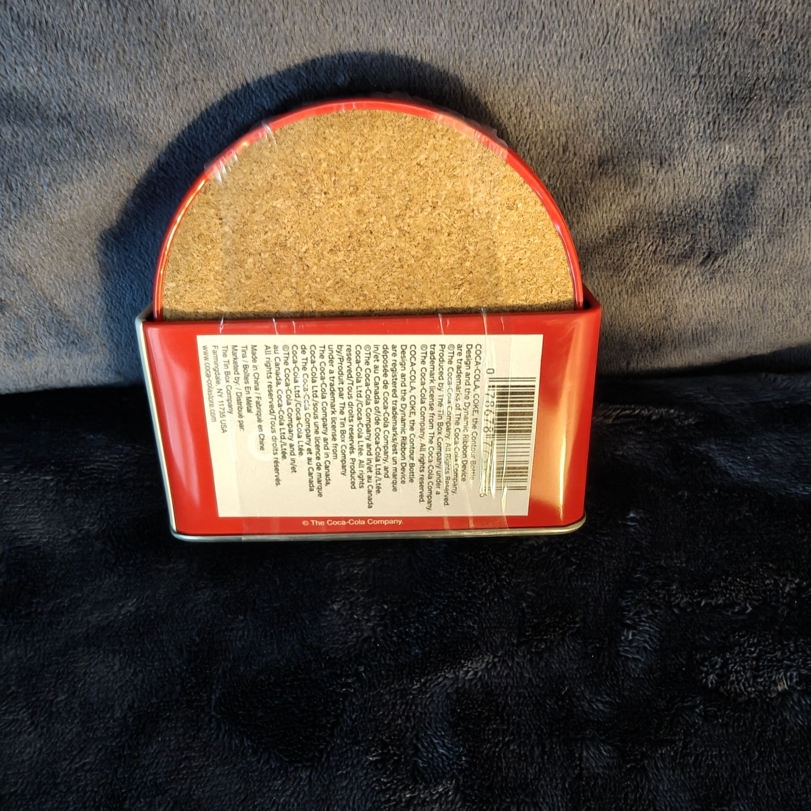 Coca-Cola Six Piece Coaster Set with Metal Holder **NEW** gallery