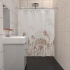 Leaves Stall Polyester Shower Curtain 48"W x 72"L (Pack of 1) Yts00778 gallery
