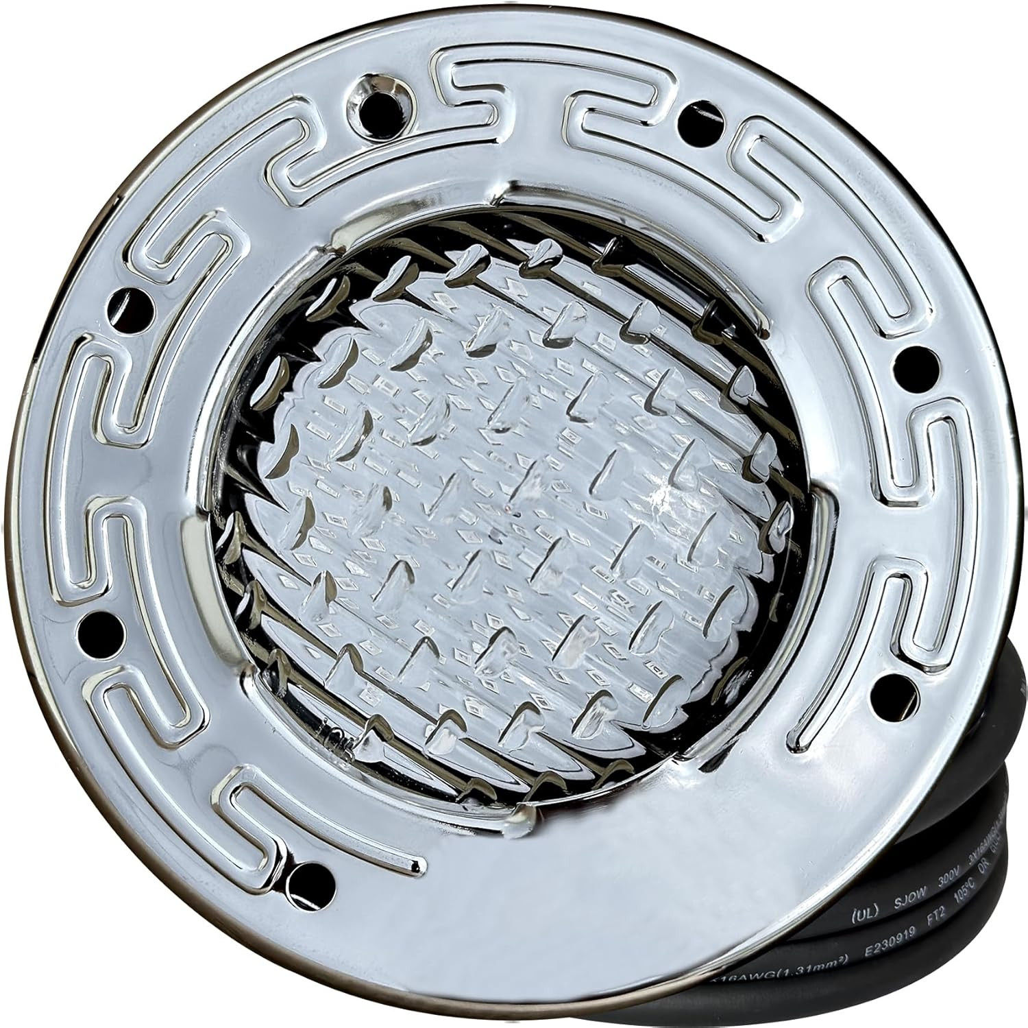 6" LED Spa Lights for Pools, 50ft Cord, IP68 Waterproof, 120V AC White gallery