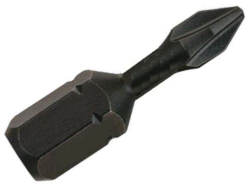 20 Generic Unbranded S2 PH-1 one inch long ¼” Hex Drive Impact Bits gallery