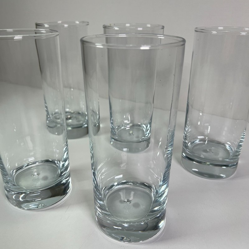Rain Drop Heavy Weighted Bar Tall Cocktail Drink Glass Glasses NEW! Lot (5x) NEW gallery
