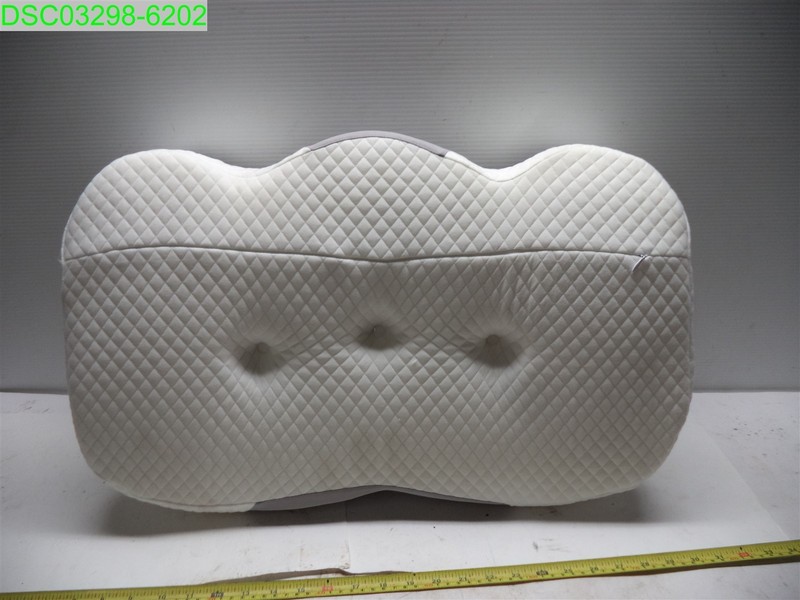 Cervical Neck Pillow, Memory Foam Gray 24" x 14" x 6" gallery