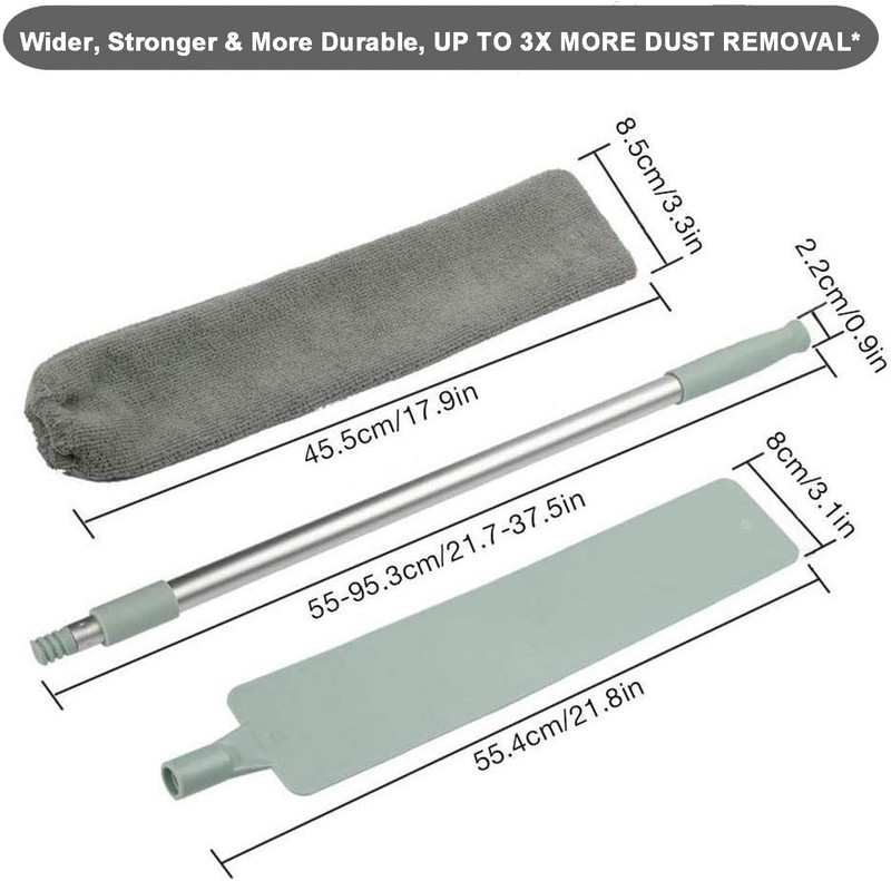 Extendable Microfiber Duster 40-55in for Effortless Under Appliance Cleaning gallery