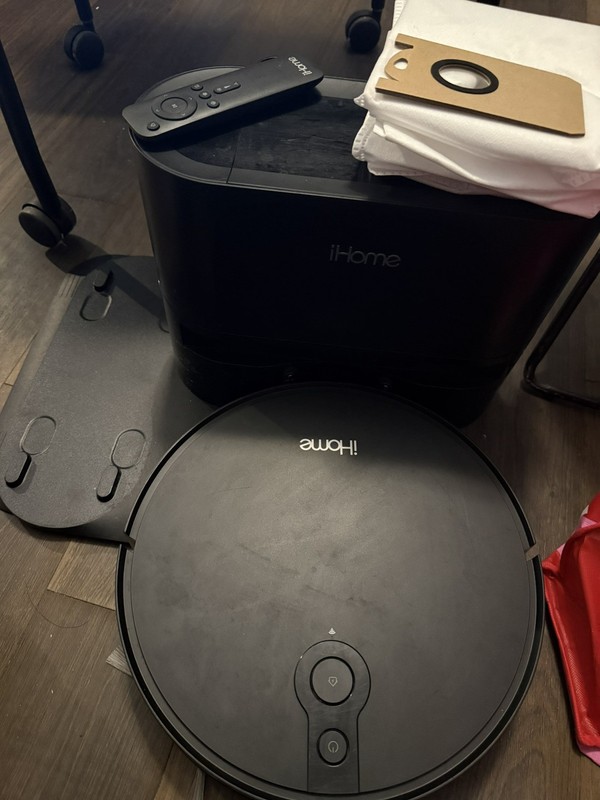 iHome AutoVac Eclipse Pro Robot Vacuum, Auto Empty Base, Ultra Suction, 120 Min gallery
