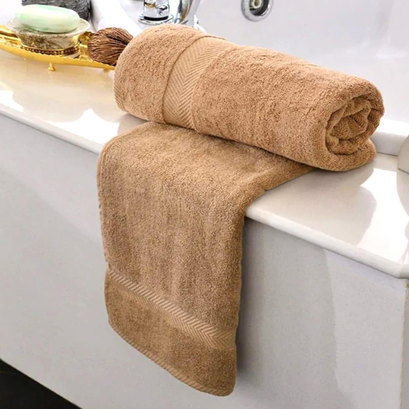 **6 Pack Bath Towels 100% Cotton Extra Absorbent Lightweight 27x54 Multicolor** gallery